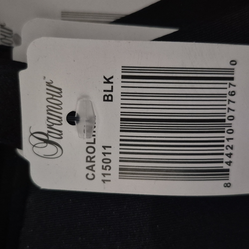 32G Paramour 115011 Felina Carolina Seamless Bra Black NWT - Picture 7 of 7